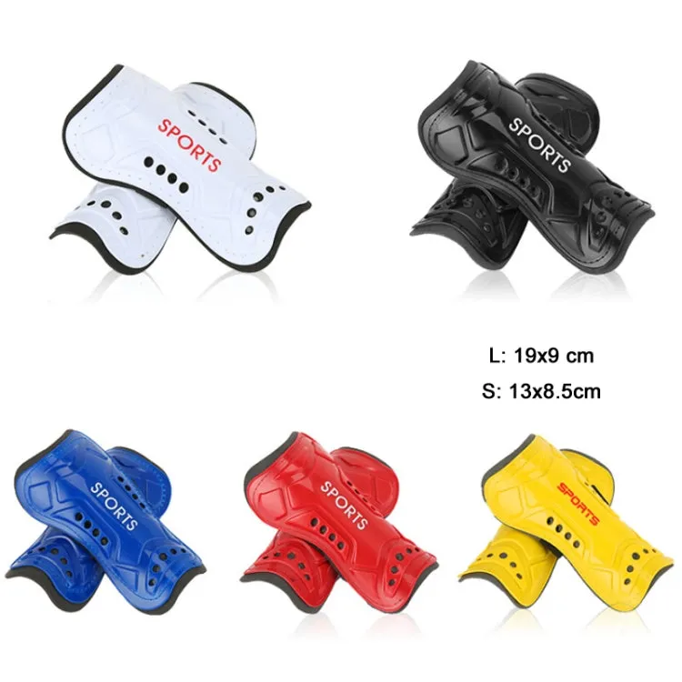 2 Pairs Football Shin Pads Professional Game Training Sports Knee Pads, Color: HTB02 Yellow L