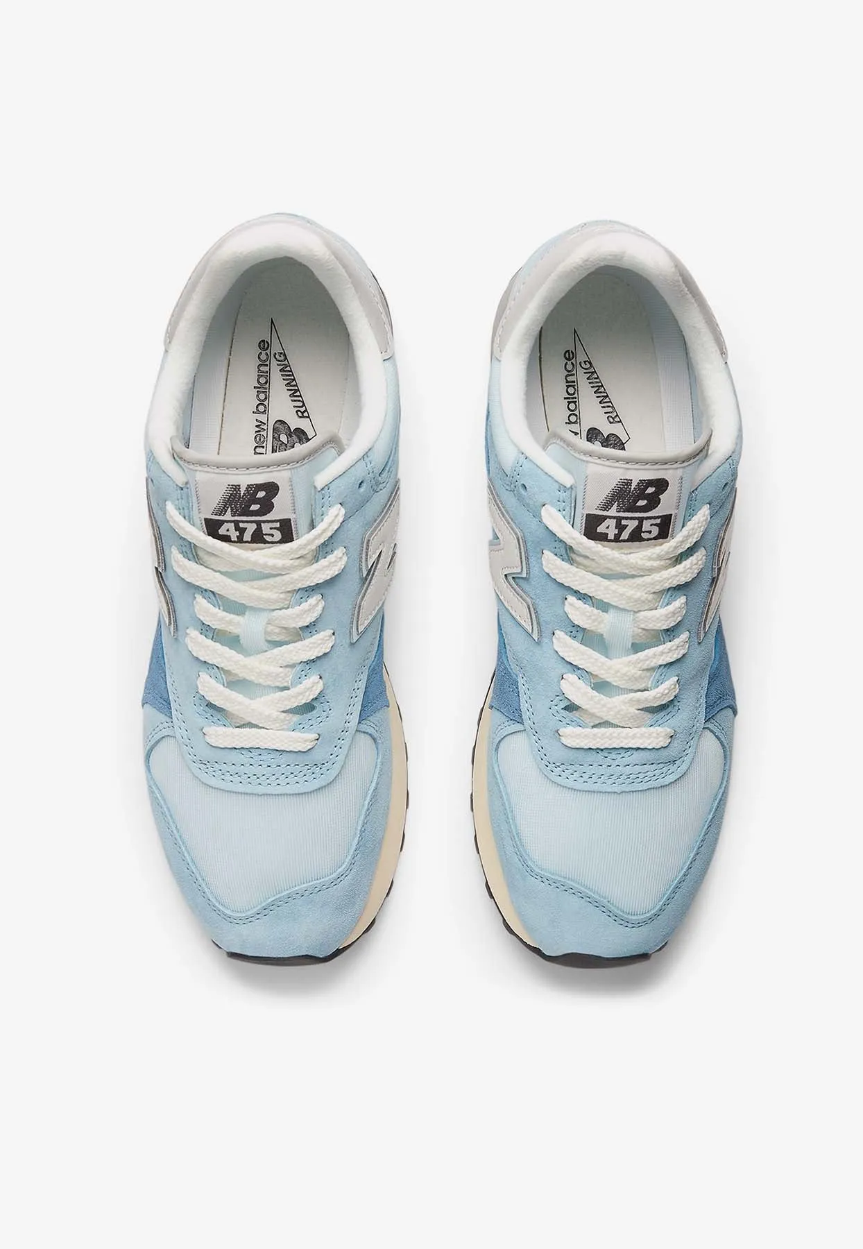 475 Low-Top Sneakers in Quarry Blue with Chrome Blue and Heron Blue
