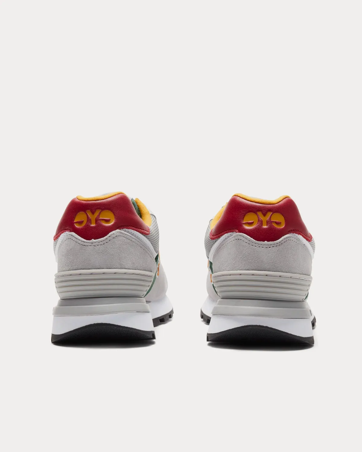 574 Legacy Green / Grey / Red Low Top Sneakers