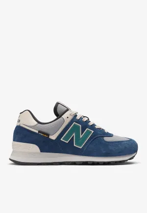 574 Low-Top Sneakers in NB Navy with Slate Grey and New Spruce
