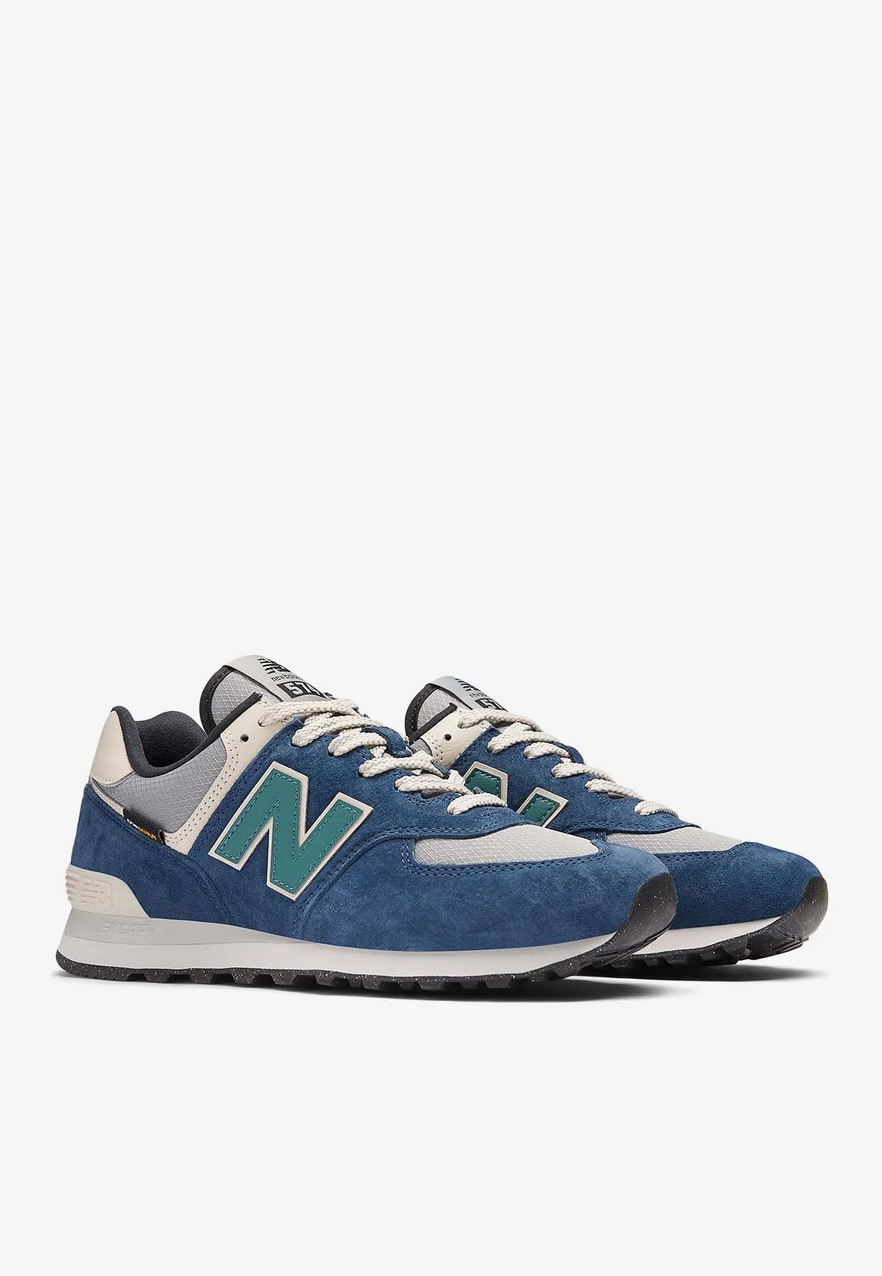 574 Low-Top Sneakers in NB Navy with Slate Grey and New Spruce