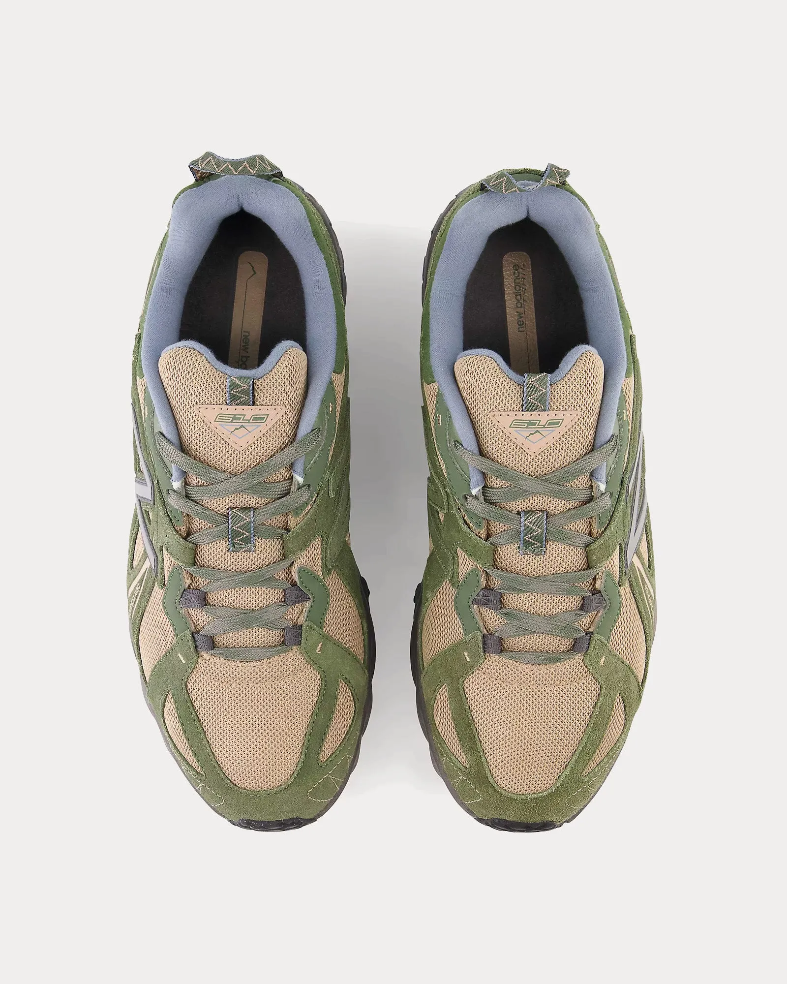 610v1 Deep Olive Green / Driftwood / Arctic Grey Low Top Sneakers