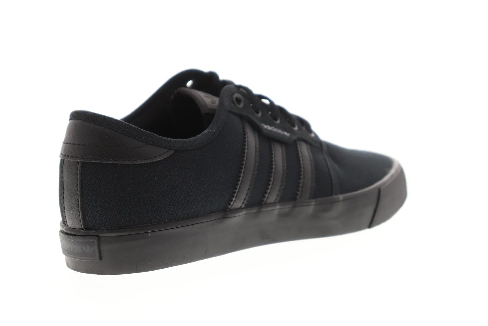 Adidas Seeley AQ8531 Mens Black Canvas Casual Low Top Lifestyle Sneakers Shoes