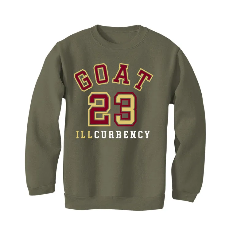 Air Jordan 1 Low OG "Year of the Dragon"  | illcurrency Military Green T-Shirt (GOAT 23)