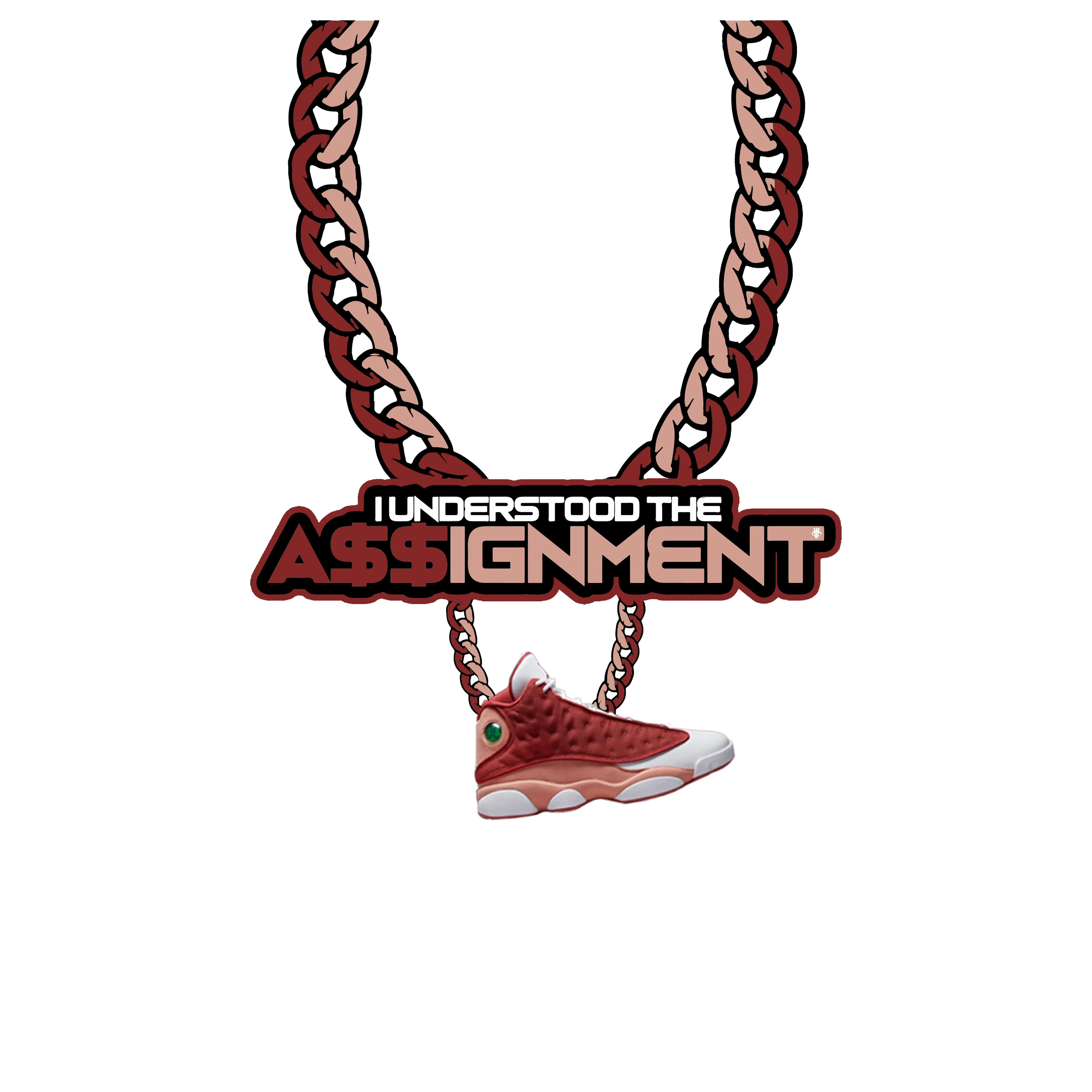 Air Jordan 13 Dune Red White T-Shirt (i understood the assignment)| illcurrency