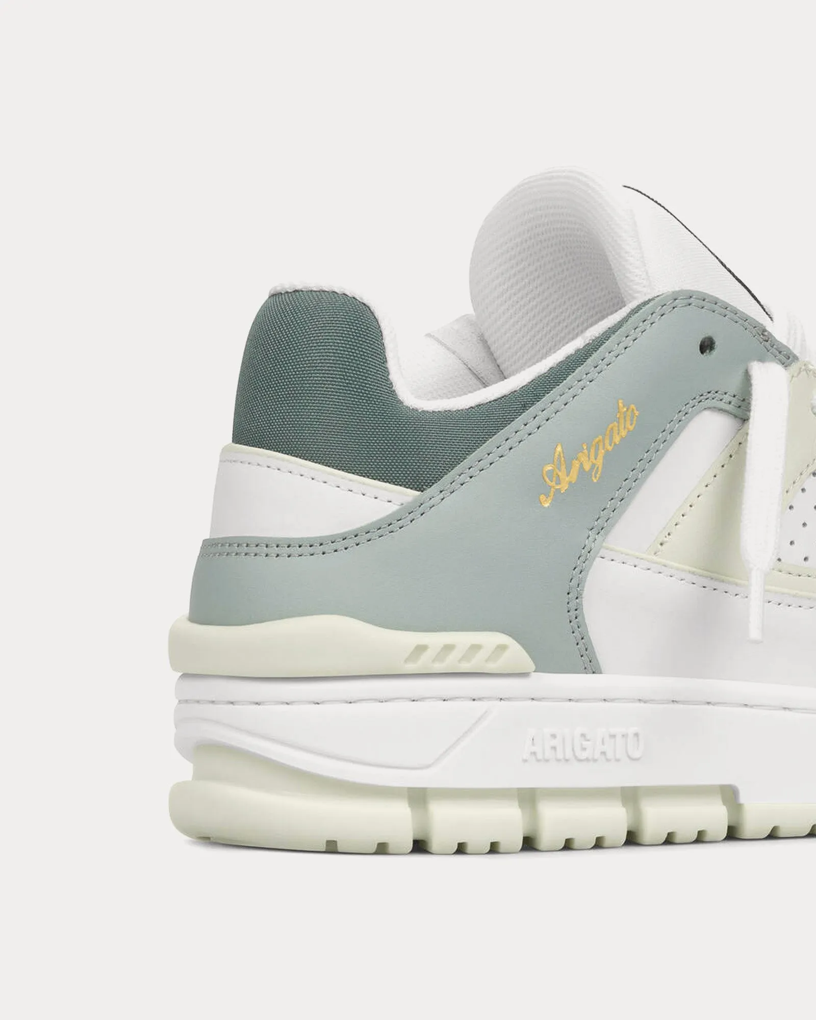Area Lo Off White / Green Low Top Sneakers