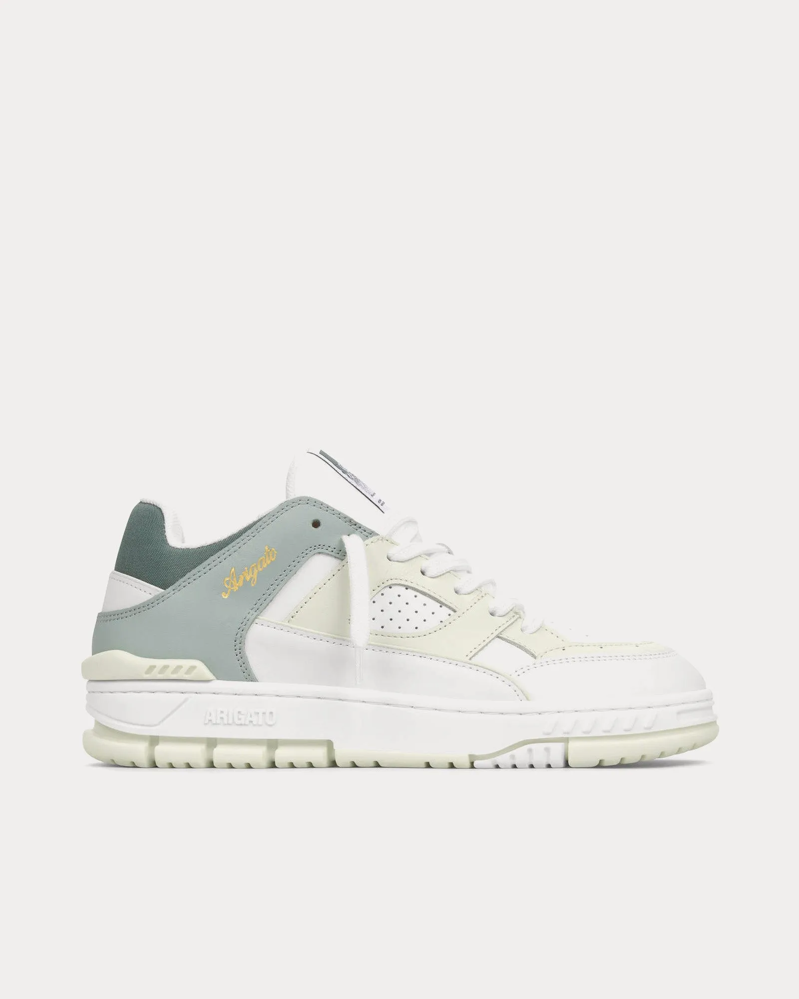 Area Lo Off White / Green Low Top Sneakers