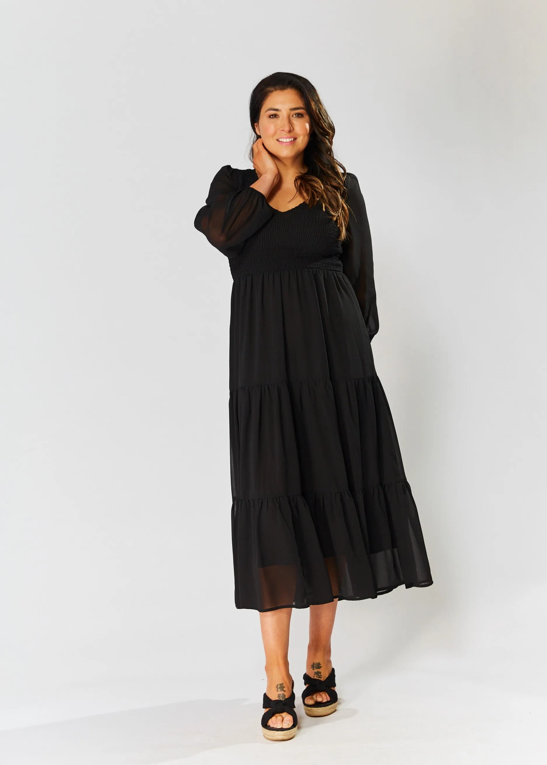 Ashleigh Dress - Black