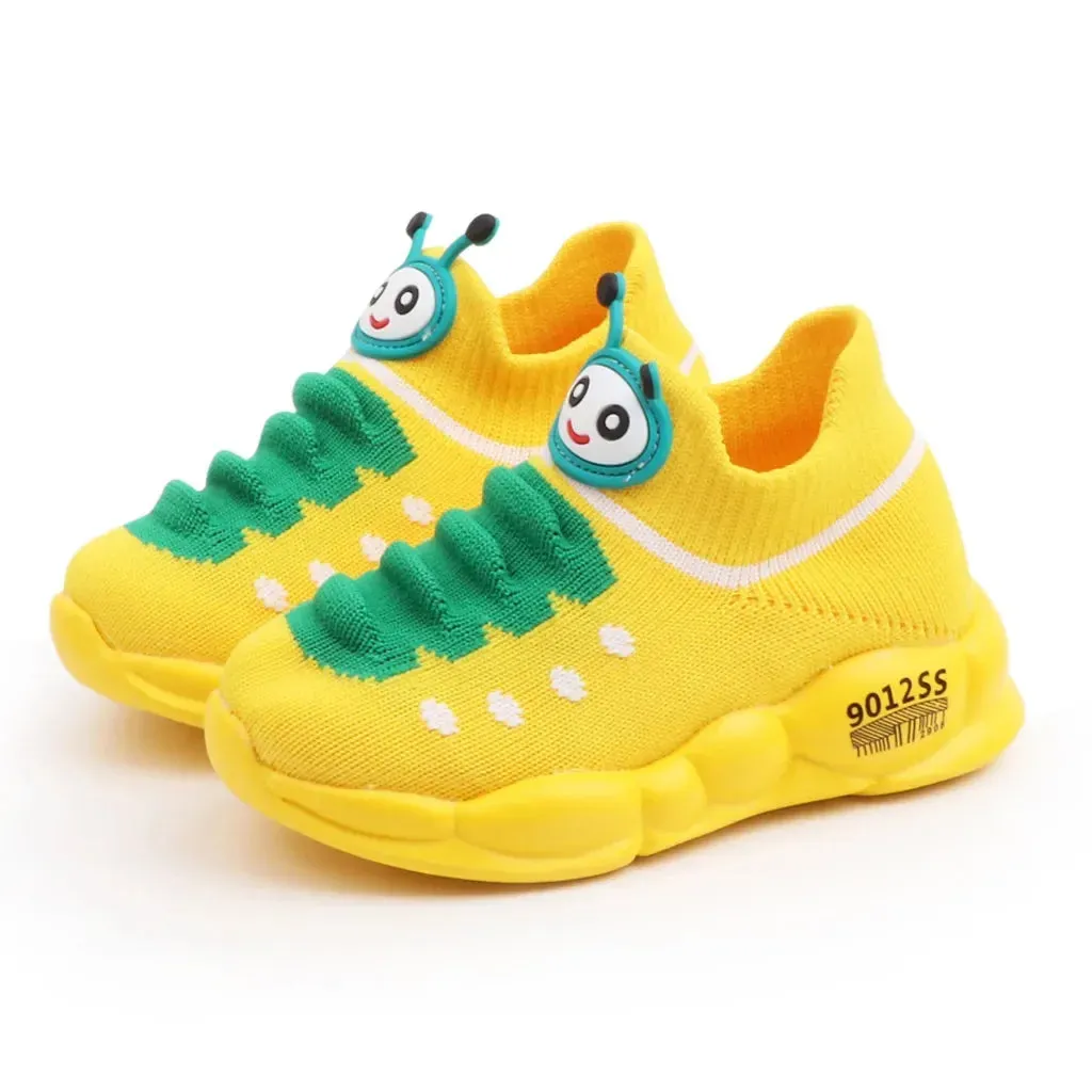 Baby Running Sneakers Unisex Girls Boys Sport Stretch Mesh Shoes Cartoon Infant Kids Fashion Comfort tenis infantil menino