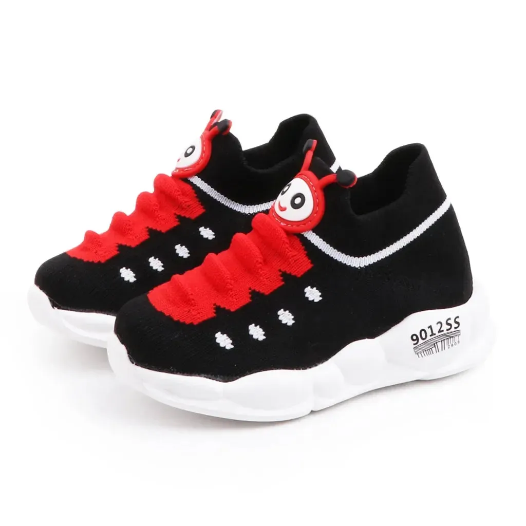 Baby Running Sneakers Unisex Girls Boys Sport Stretch Mesh Shoes Cartoon Infant Kids Fashion Comfort tenis infantil menino