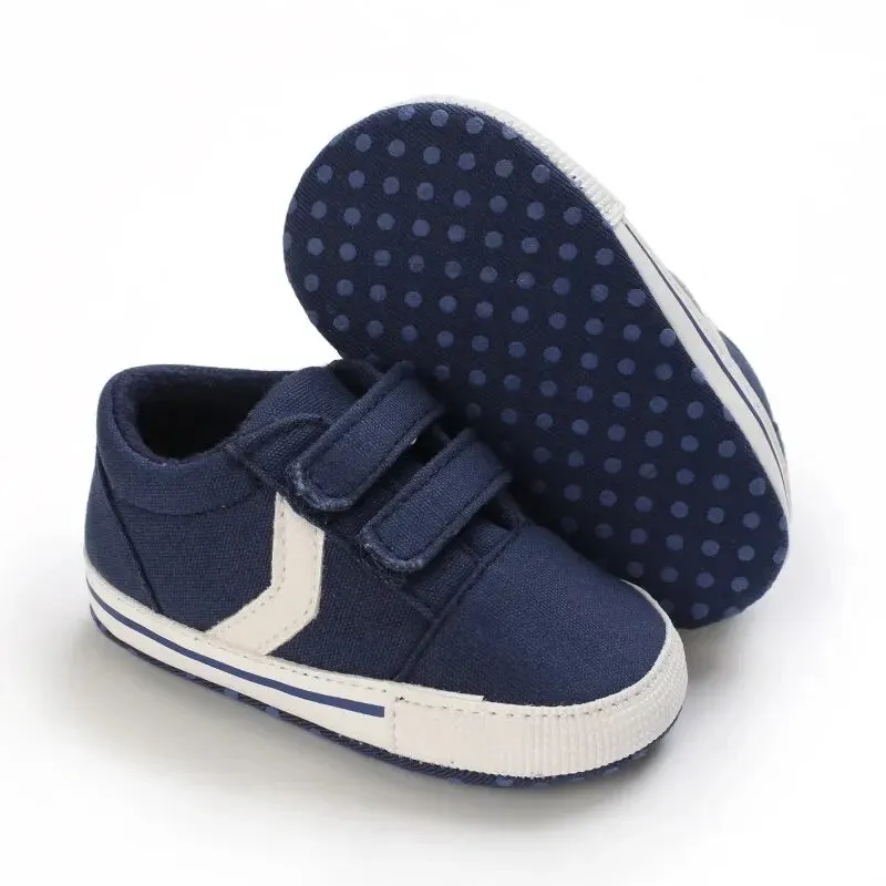 Baby Shoes Boys Canvas Casual Cotton Soft Sole Newborn Walker Toddler