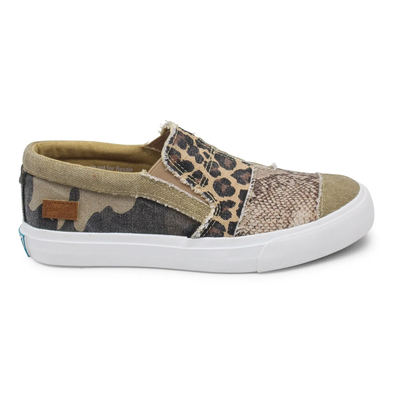 'Blowfish Malibu' Women's Maddox Slip On - Natural Snake Print