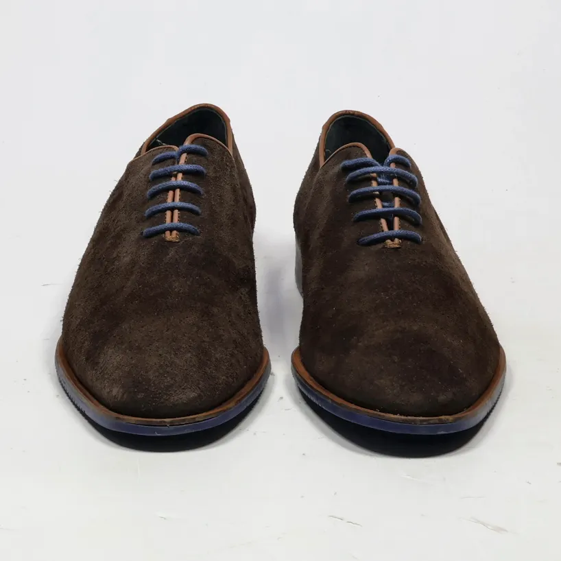 Bocage Formal Lace Ups Suede Brown Colour For Men