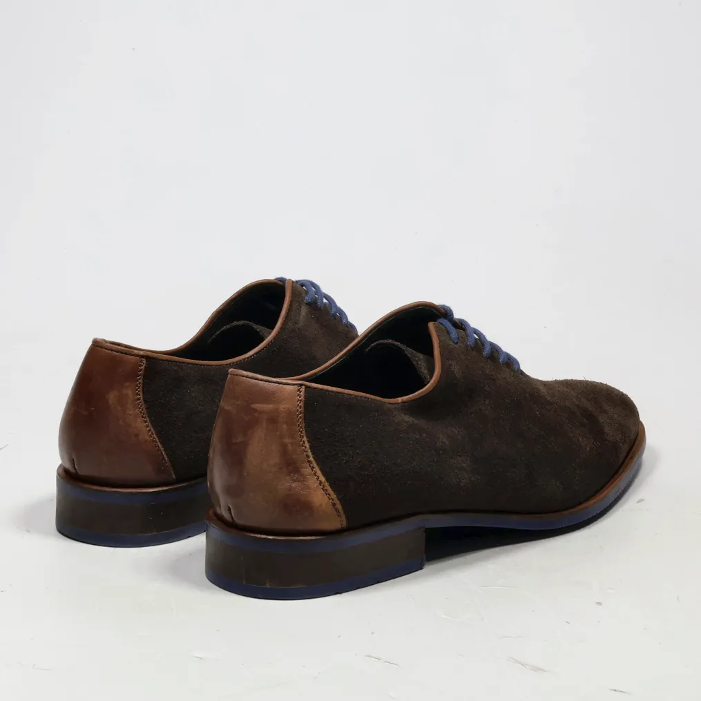 Bocage Formal Lace Ups Suede Brown Colour For Men