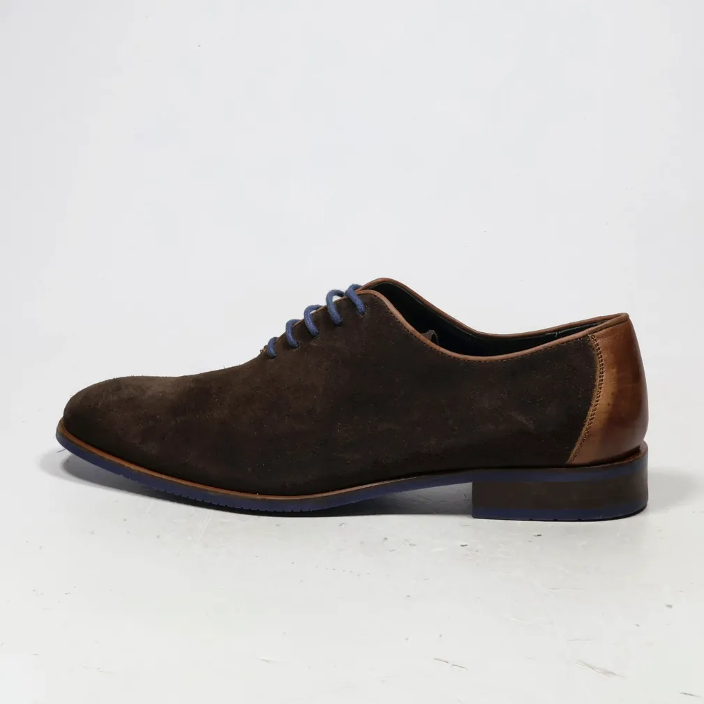 Bocage Formal Lace Ups Suede Brown Colour For Men