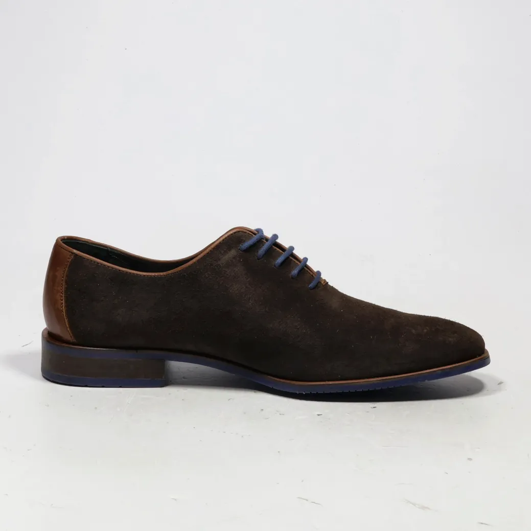 Bocage Formal Lace Ups Suede Brown Colour For Men