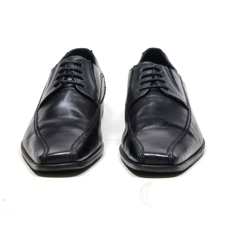 Borelli Formal Lace Ups Leather Black Colour For Men
