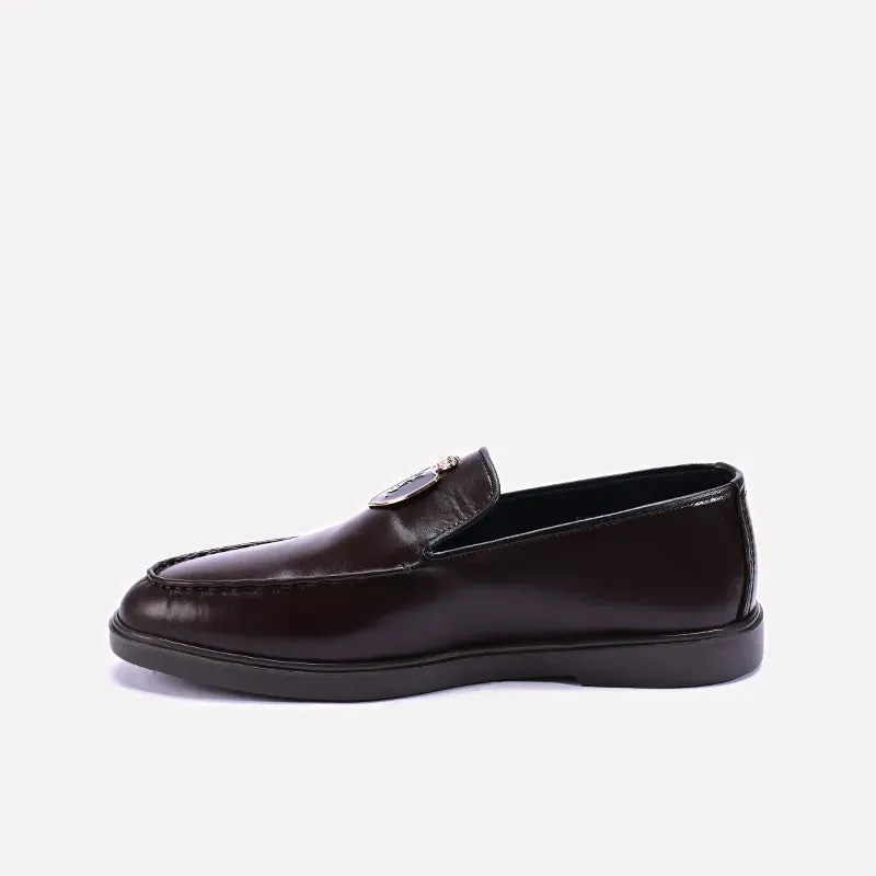 Brockton Brown Formal Moccasin 0111079