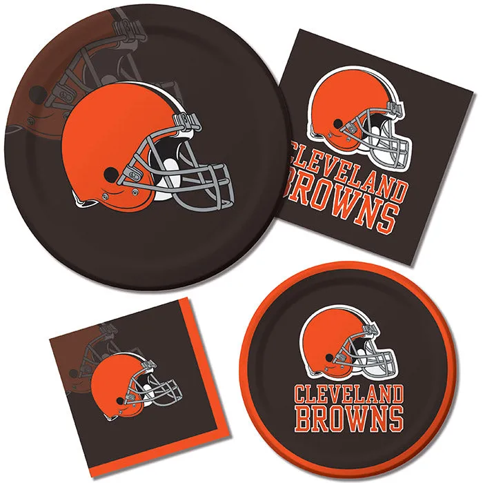 Bulk Cleveland Browns Paper Dinner Plates (96 per Case)