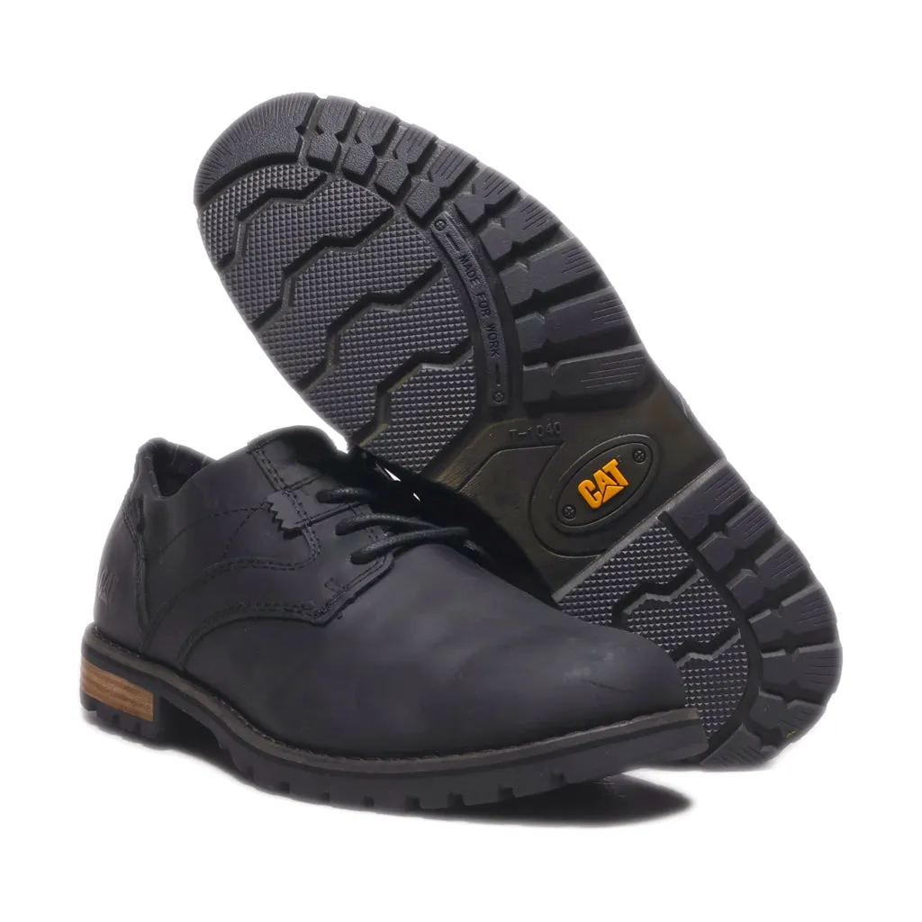 Caterpillar Mather Formal Lace Ups Leather Black Colour For Men