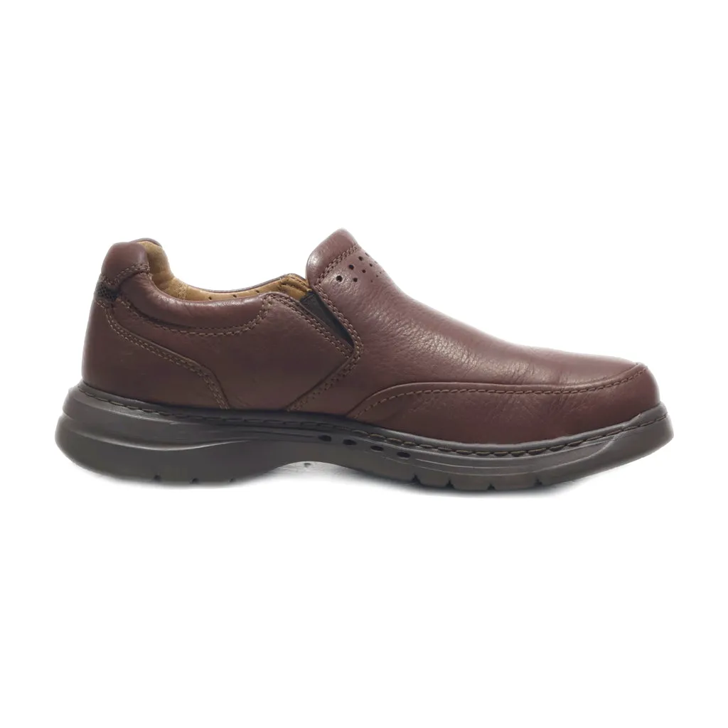 Clarks Formal Slip Ons Leather Brown Colour For Men