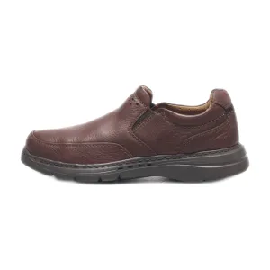 Clarks Formal Slip Ons Leather Brown Colour For Men