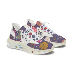 Colorful Fish Women's Mesh Sneakers