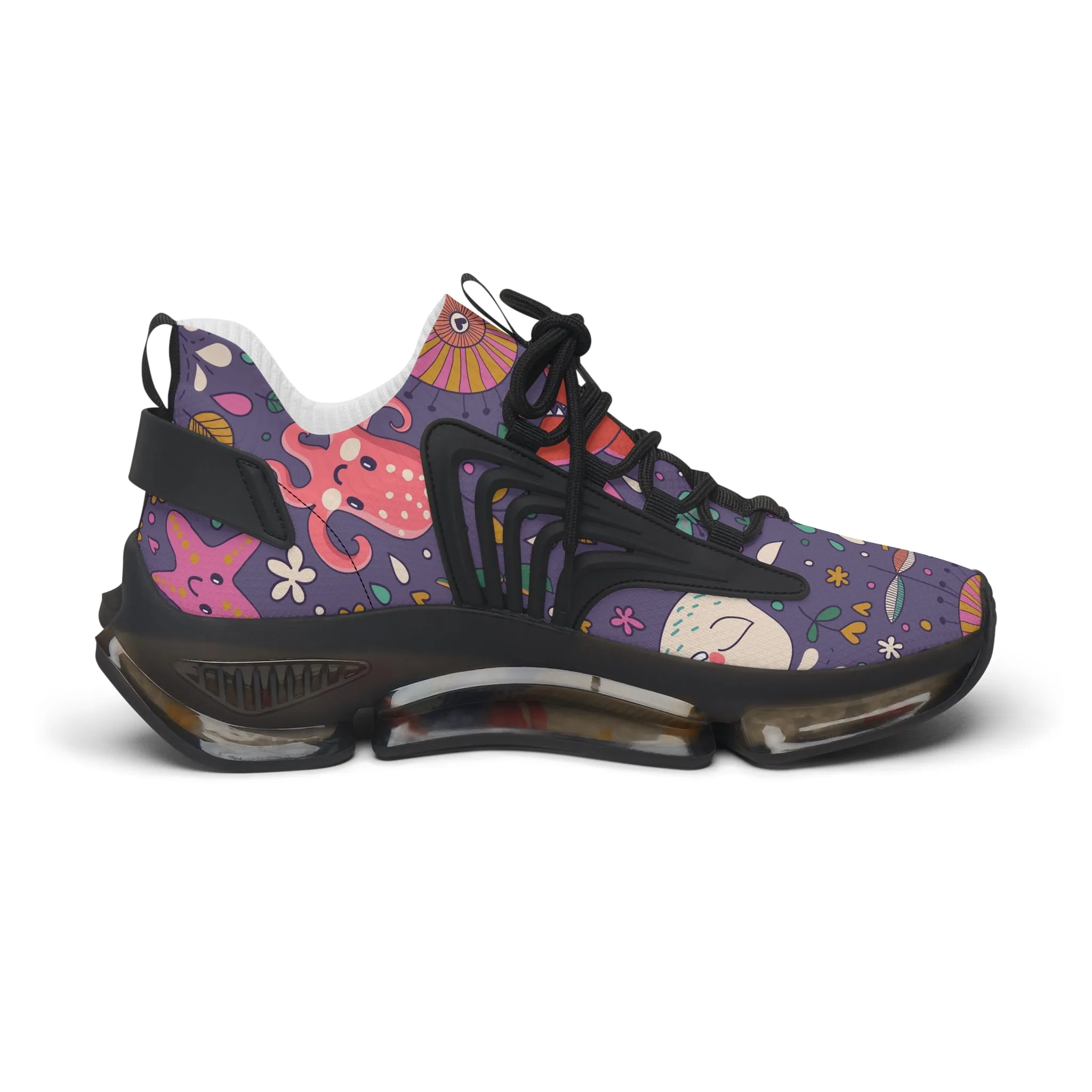 Colorful Fish Women's Mesh Sneakers