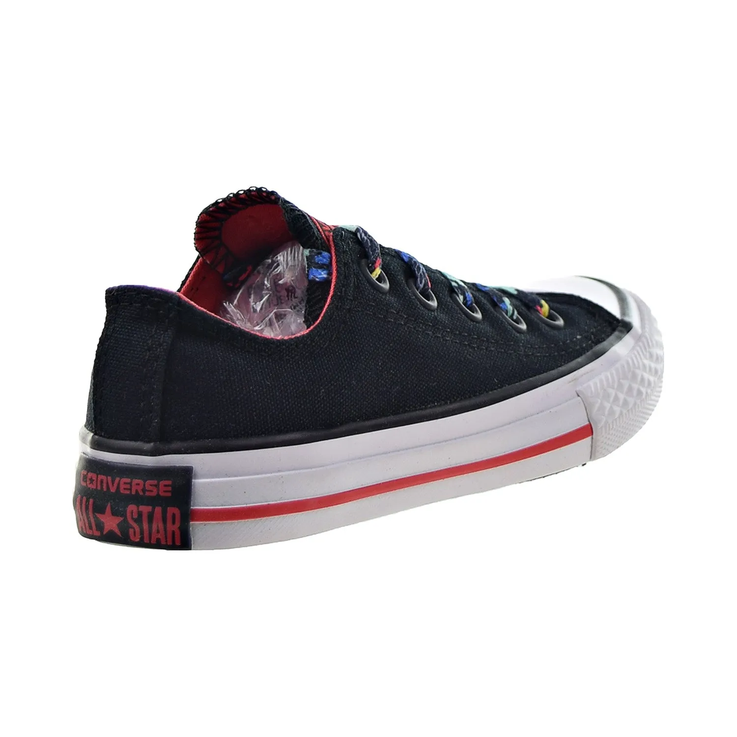 Converse Chuck Taylor All Star Ox Kids' Shoes Black-Ultra Red-White