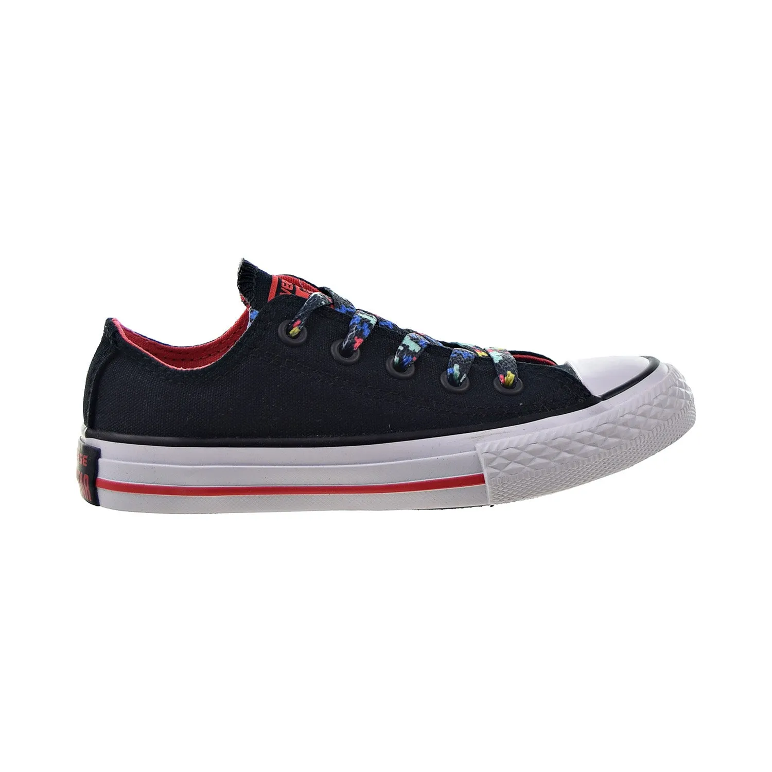 Converse Chuck Taylor All Star Ox Kids' Shoes Black-Ultra Red-White