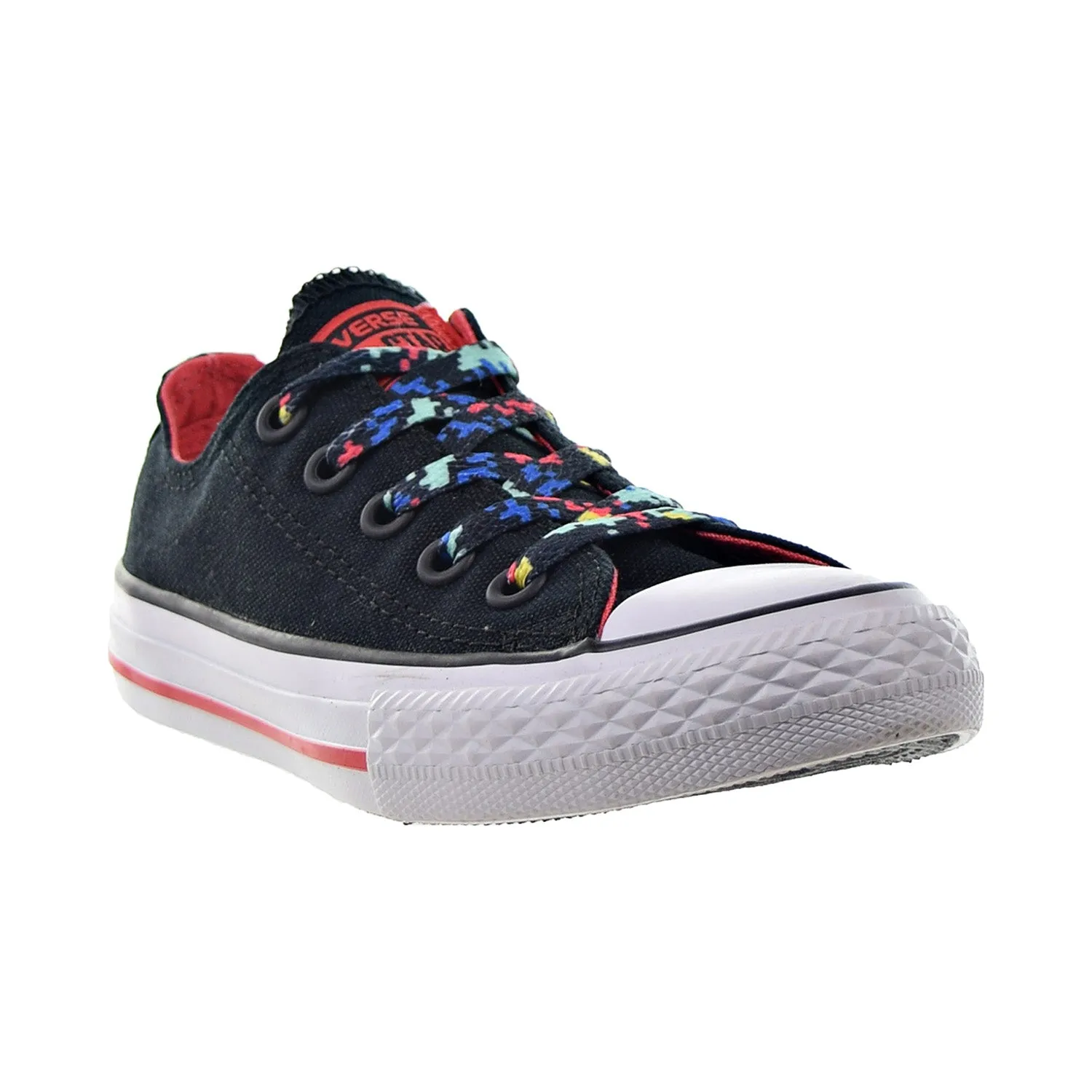 Converse Chuck Taylor All Star Ox Kids' Shoes Black-Ultra Red-White
