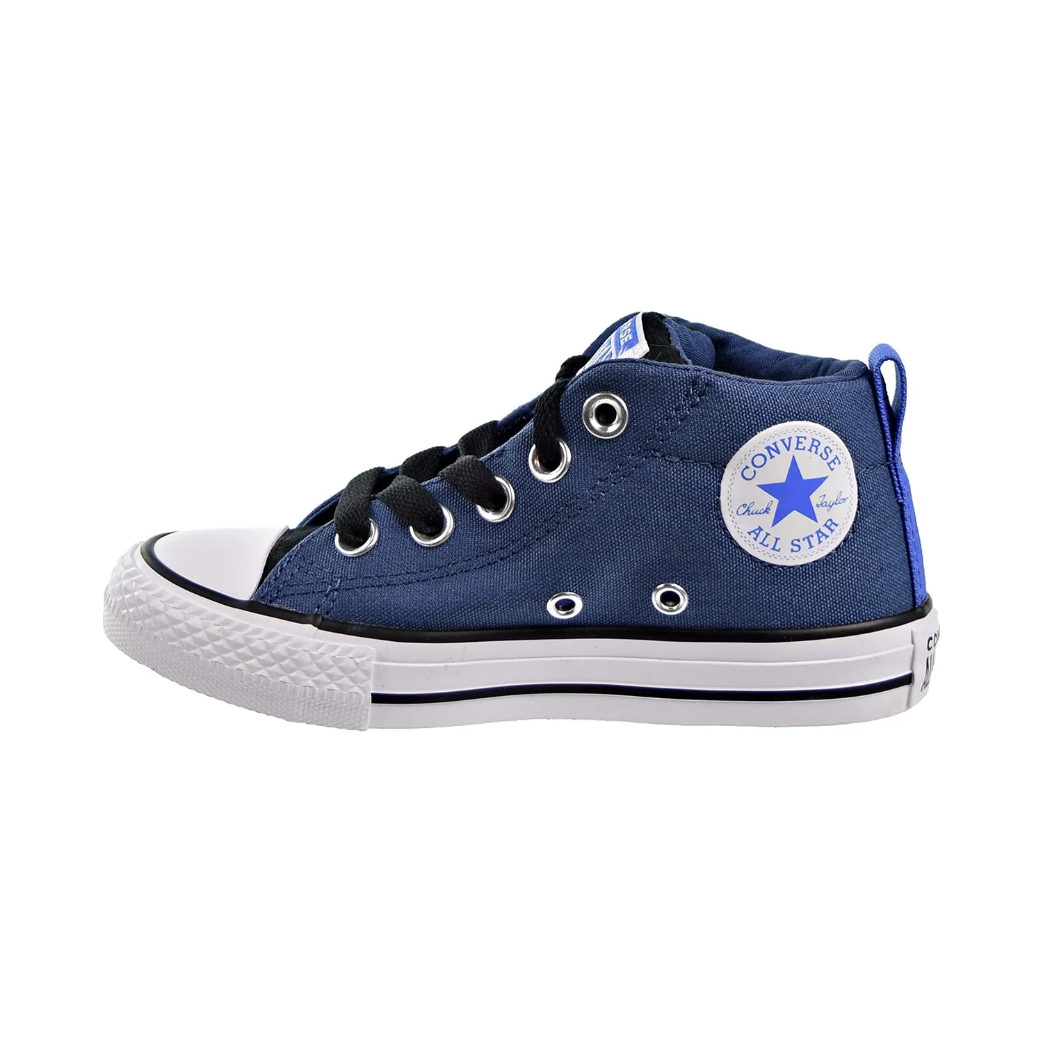 Converse Chuck Taylor All Star Street Mid Big Kids Shoes Mason Blue/Black/White
