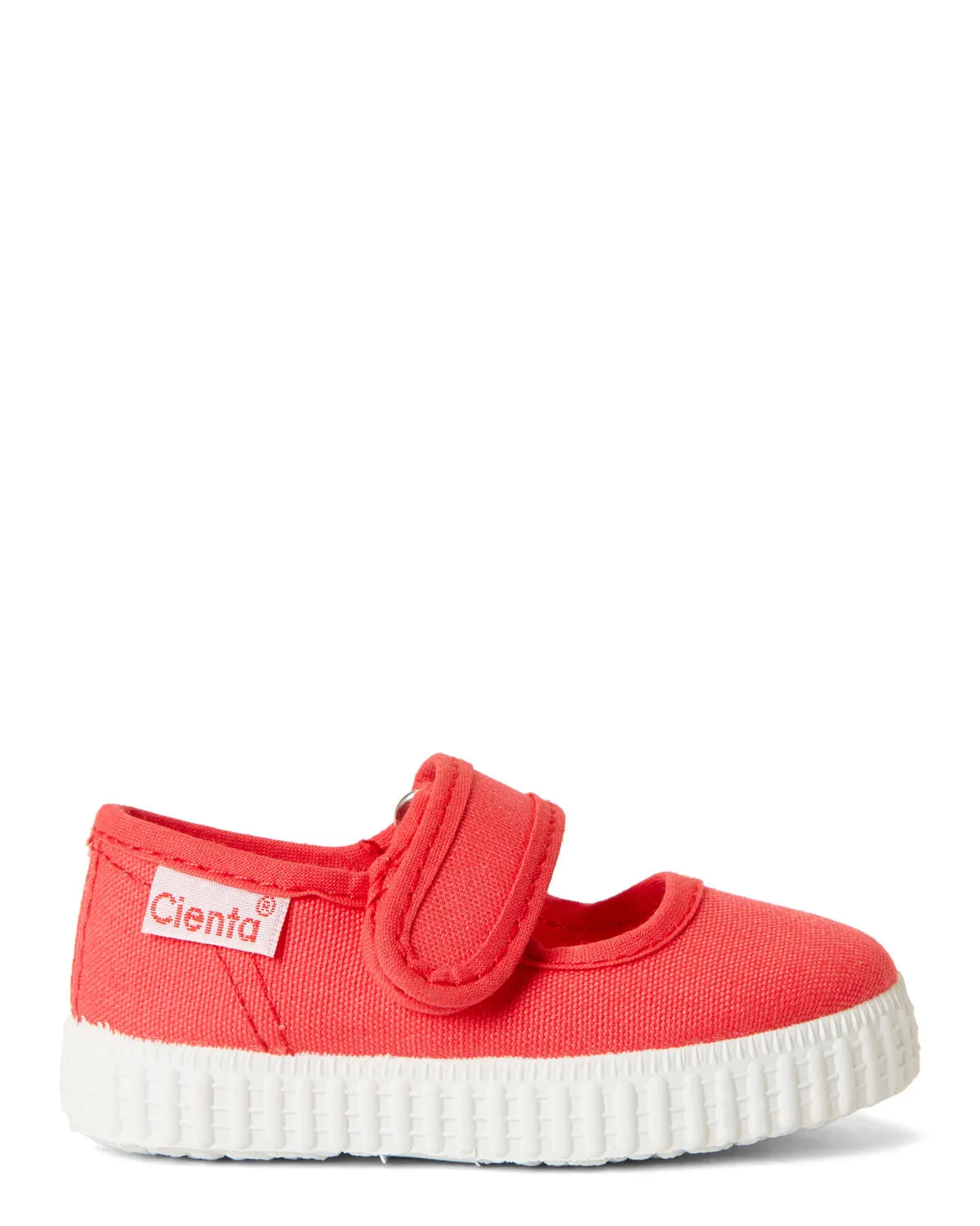 Coral Canvas Mary Jane