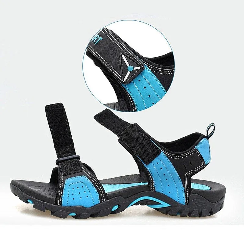 Cuzcare Men Orthopedic Sandals Velcro Summer Footwear