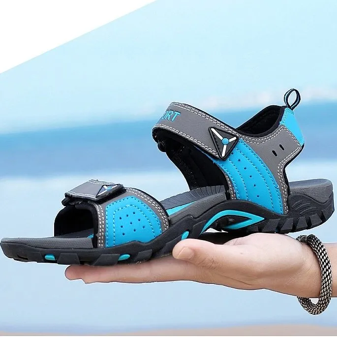Cuzcare Men Orthopedic Sandals Velcro Summer Footwear