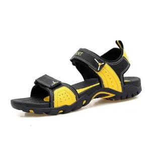 Cuzcare Men Orthopedic Sandals Velcro Summer Footwear