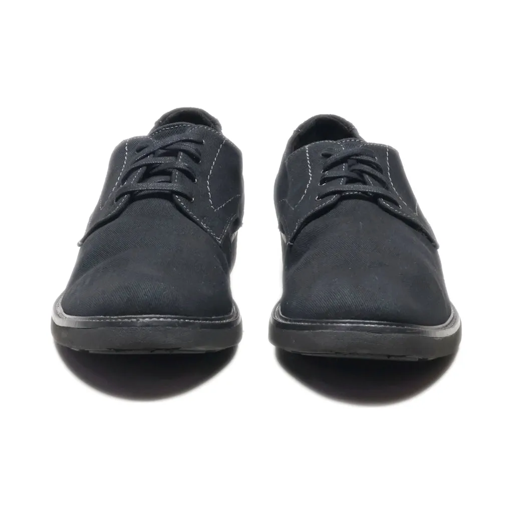 Dockers Formal Lace Ups Fabric Black Colour For Men