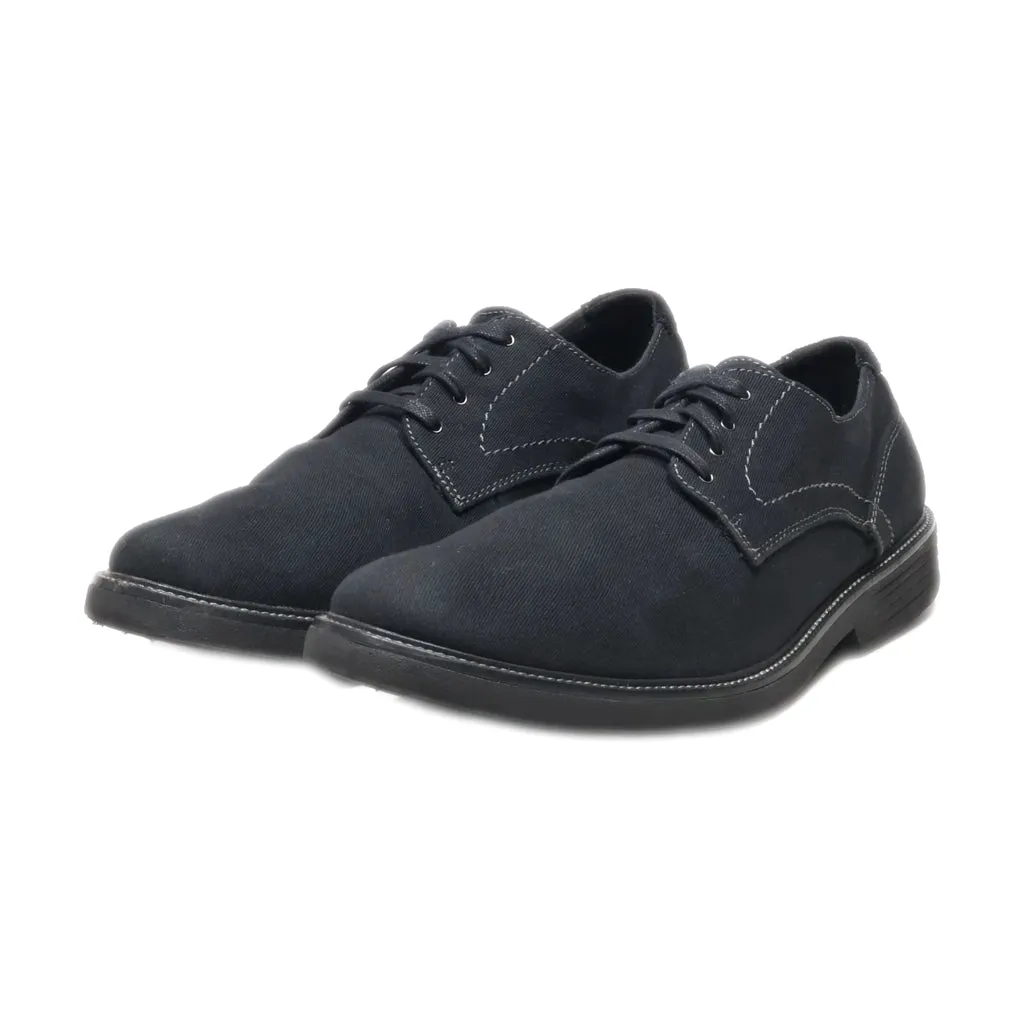 Dockers Formal Lace Ups Fabric Black Colour For Men