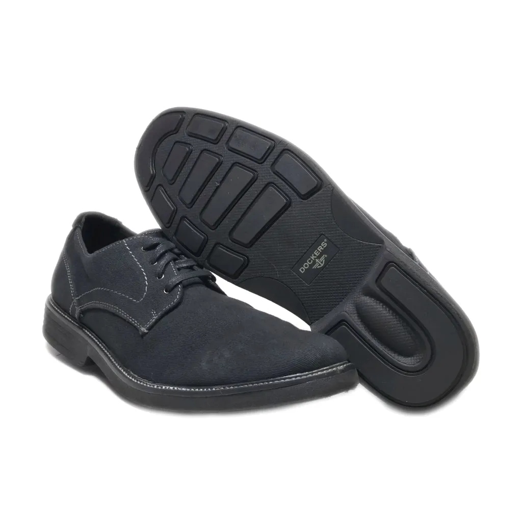 Dockers Formal Lace Ups Fabric Black Colour For Men