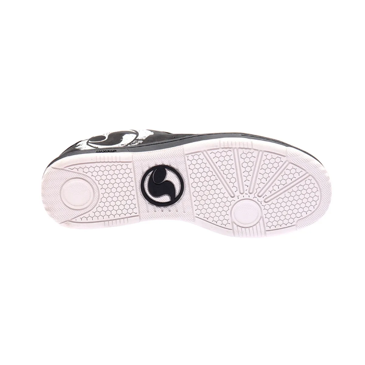 DVS F0000337001 REVIVAL 3.0 MN'S (Medium) Black/White/Black Leather & Nubuck Skate Shoes
