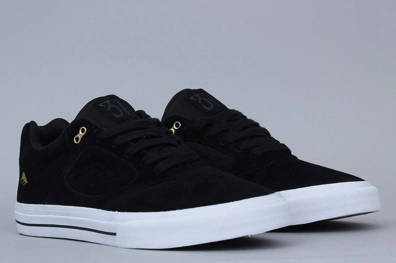 Emerica Reynolds 3 G6 Vulc Shoes Black / White / Gold