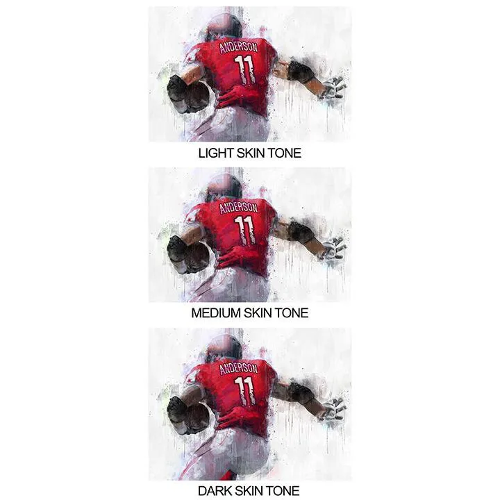 Football Personalized Print