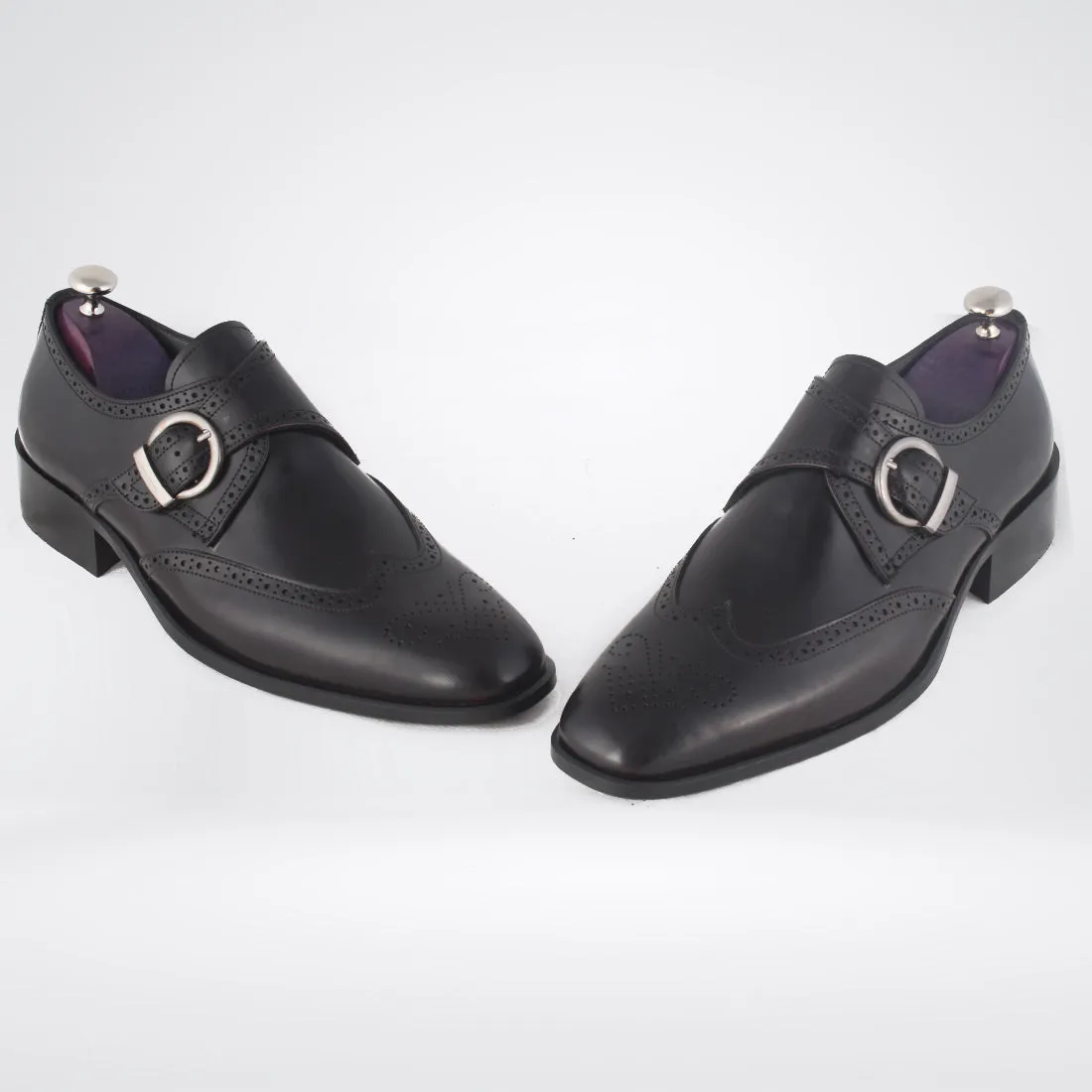Formal shoes / 100% genuine leather -black -8274