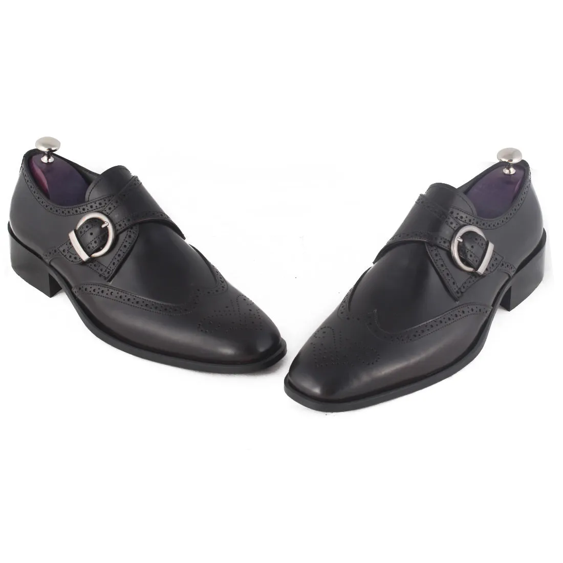 Formal shoes / 100% genuine leather -black -8274