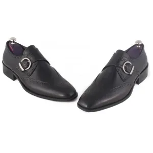 Formal shoes / 100% genuine leather -black -8274