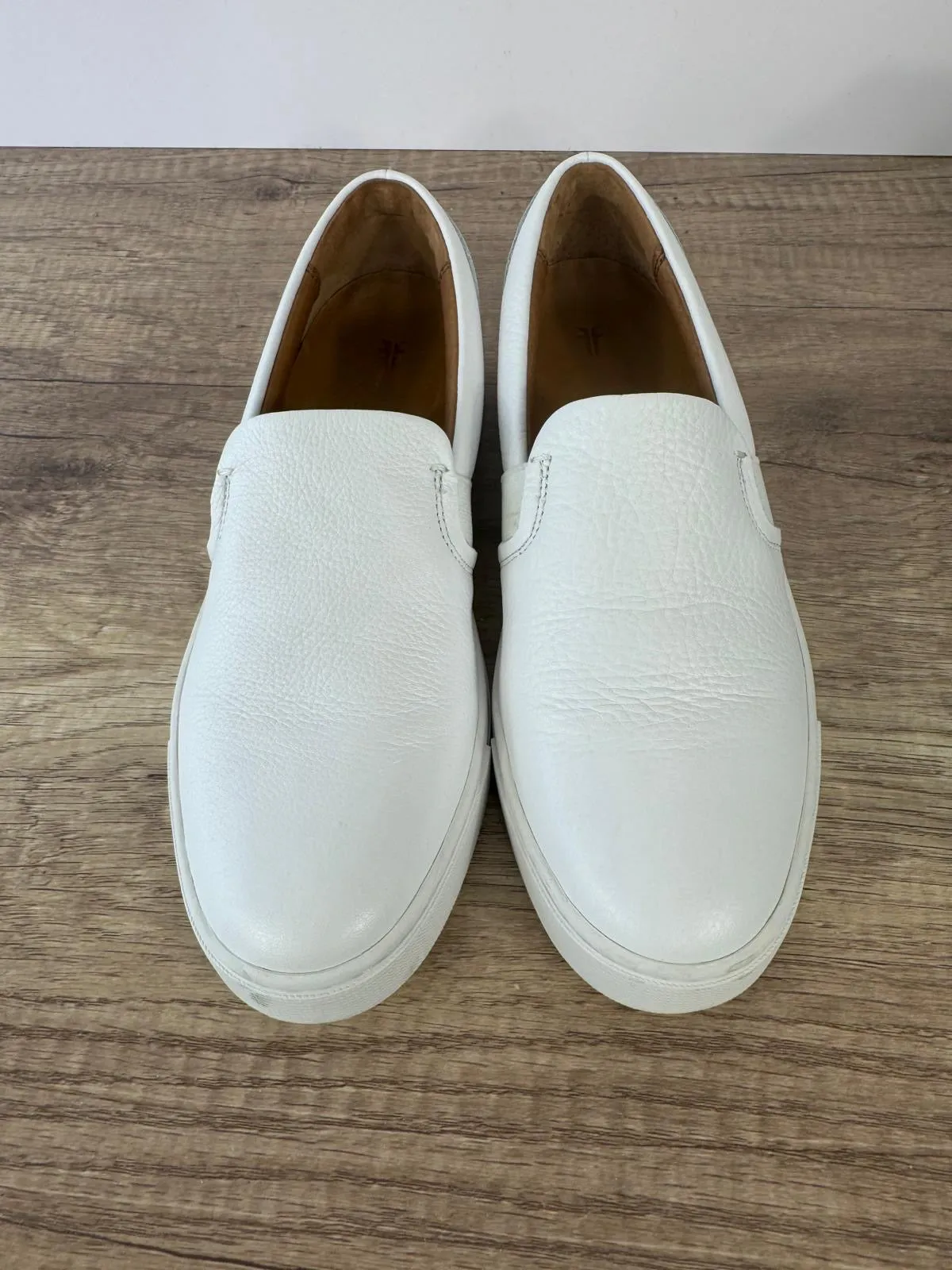 FRYE IVY SLIP-ON LEATHER SNEAKERS
