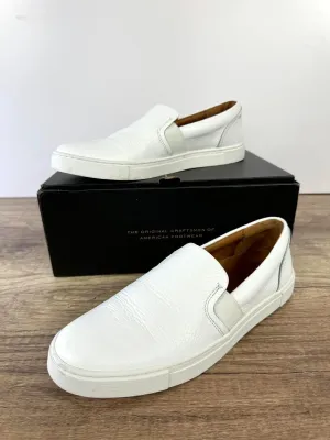 FRYE IVY SLIP-ON LEATHER SNEAKERS