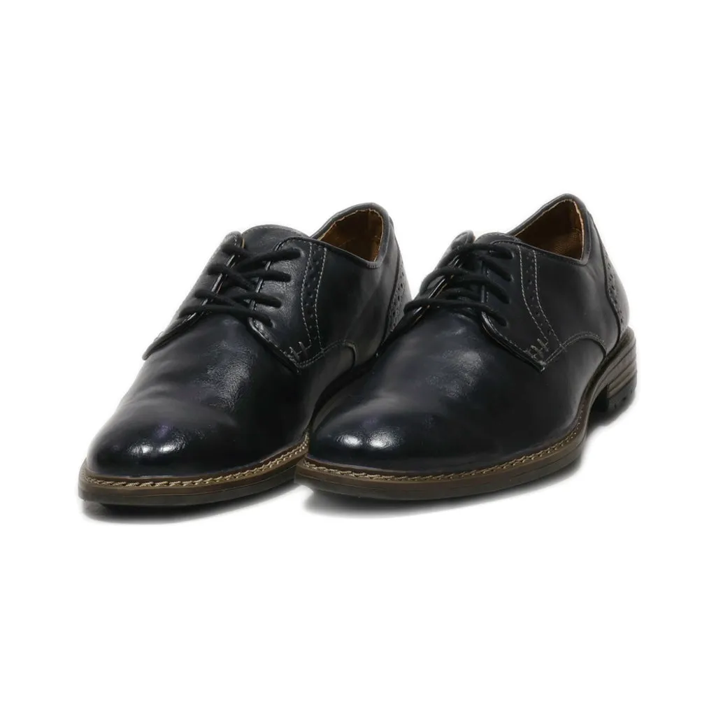 George Formal Lace Ups Leather Black Colour For Men