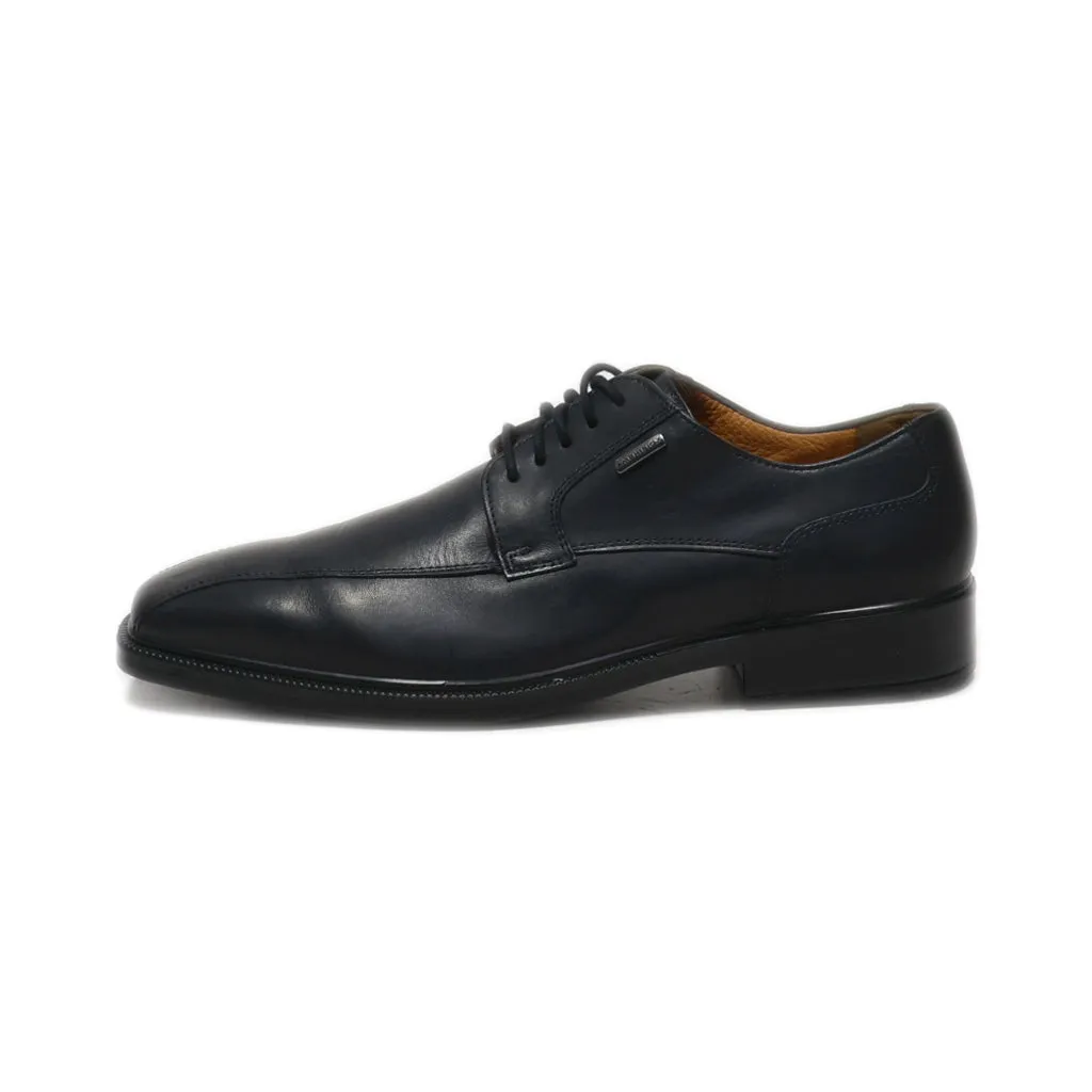 Geox Formal Lace Ups Leather Black Colour For Men
