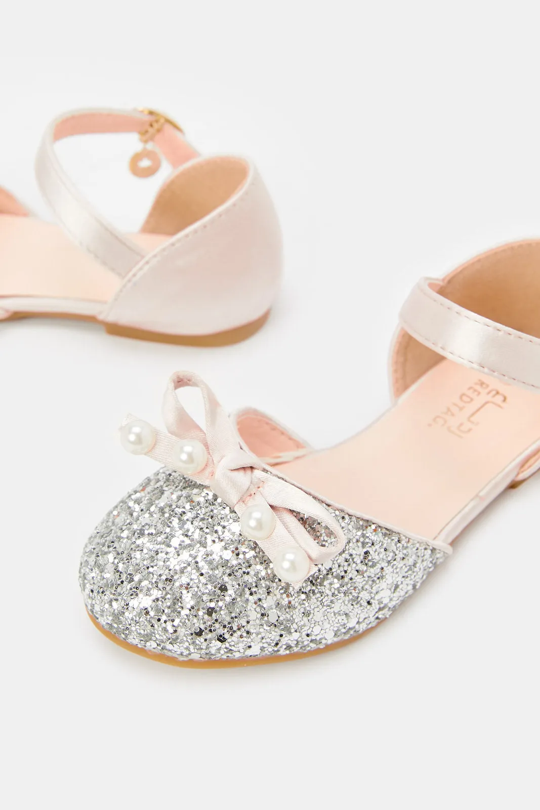 Girls Pink Glitter Ballerina